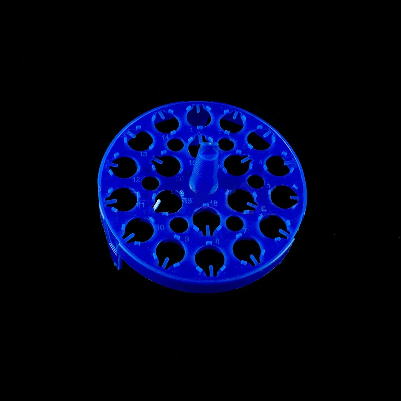 2pcs Laboratory Rack for 2ml 1.5ml Centrifuge Pipe Test Tube Plastic Water Bath Float Circular Floating Storage Tray 20-holes