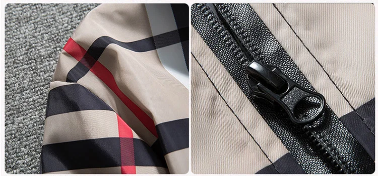 Plaid Striped Hooded Coat Fashion Casual Quality Fabric Breathable Comfortable Durable Standard Crisp Version Show Tall Thin 19 Plaid Striped Hooded Coat Fashion Casual Quality Fabric Breathable Comfortable Durable Standard Crisp Version Show Tall Thin