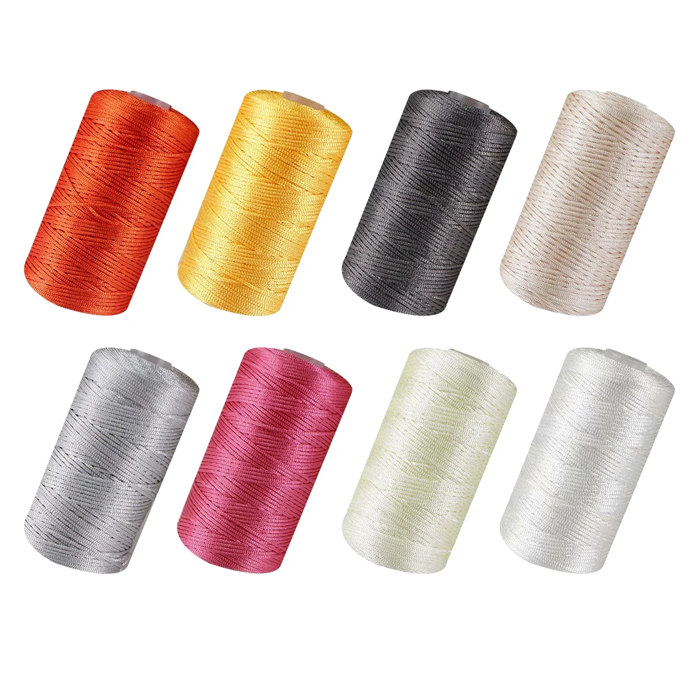 

1 Roll Summer Crochet Yarn Fine Ice Cotton Thread Hand Braided Thread Silk Sewing Thread Sewing Accessories Handmade DIY