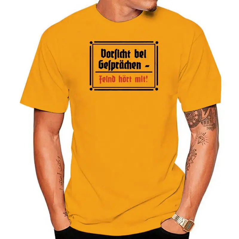 T-Shirt Vorsicht Bei Gesprchen Feind Hort Mit Gr S-Xxl Wh Wk2 Wehrmacht #1