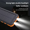 20000mAh Large Capacity Solar Power Bank Portable Charger Compatible with IOS Android USB-A and USB-C Fast Charging Powerbank 2