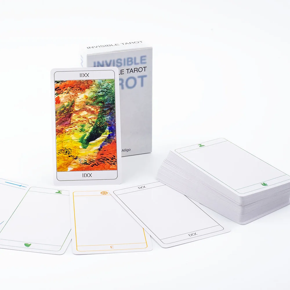 Invisible Tarot 78 Blank Cards Create Your Own Tarot Deck 10 3 6cm invisible-tarot-78-blank-cards-create-your-own-tarot-deck-10-3-6cm