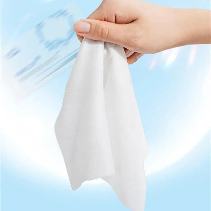 1/5/10 PCS Hyaluronic Acid Makeup Remover Wet Wipes Lazy Cleanser Remove Makeup Eye & Lip Makeup Disposable Wet Tissue Use 3