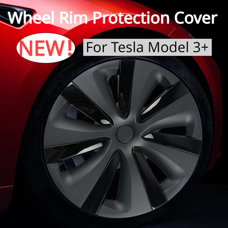 

Wheel Cover Cap for Tesla Model 3+ 18 Inch Full Coverage New Wheel Rim Protective Cover New Model3 Highland 2024 Car Accessories