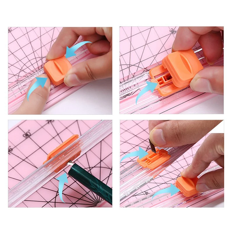 A4/A5 종이 커터 정밀 사진 트리머 경량 커팅 매트 기계 공예 스크랩북 블레이드 DIY 사무실 문구 칼