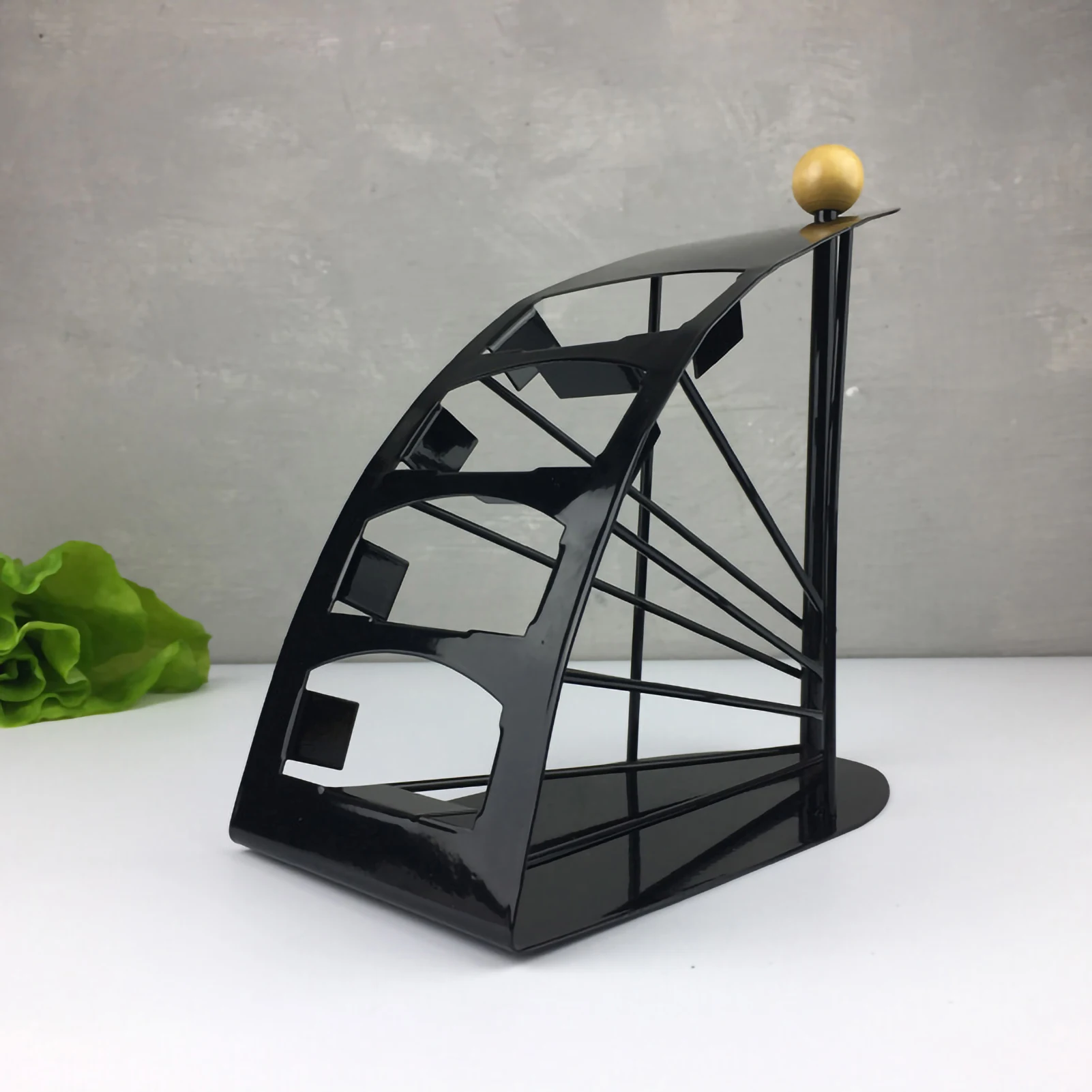 Tv Remote Controller Stand Holder 4-grid Desktop Storage Rack Organizer For Tv Air Conditioner Remote Control image