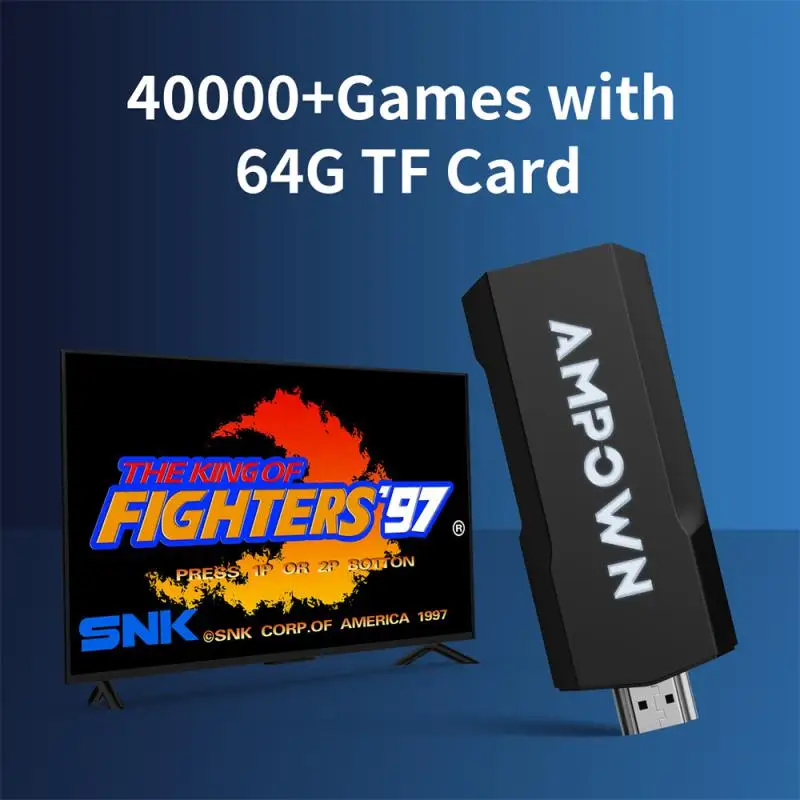 

Игровая консоль GD20 4K 2,4G, беспроводной контроллер ЦП Aigame 905M Emuelec4.3, поддержка Ретро 40000 + игр, 256G Tf карта