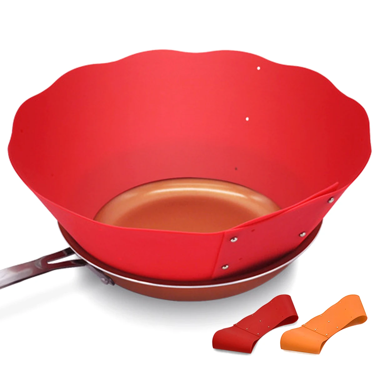 Splatter Guard Adjustable sizes Silicone Oil Splattered Guard Kitchen Gadgets Keep Kitchen Clean