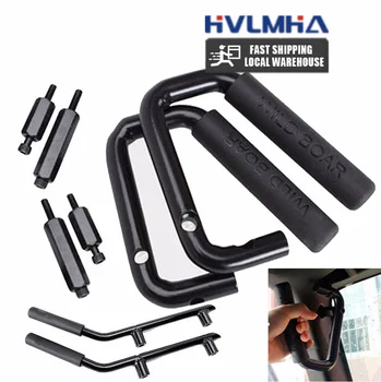 Rear & Front Grab Bar Steel Grab Handles FOR 2007 2008 2009 2010 2011 2012 2013 2014 2015 2016 2017 2018 Jeep Wrangler JK 4 Door 1