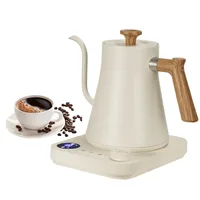 Electric Gooseneck Kettle 1200W Hand Brewed Kettle Coffee Pot Intelligent Constant Temperature Control Tea Pot Portable Kettle 1