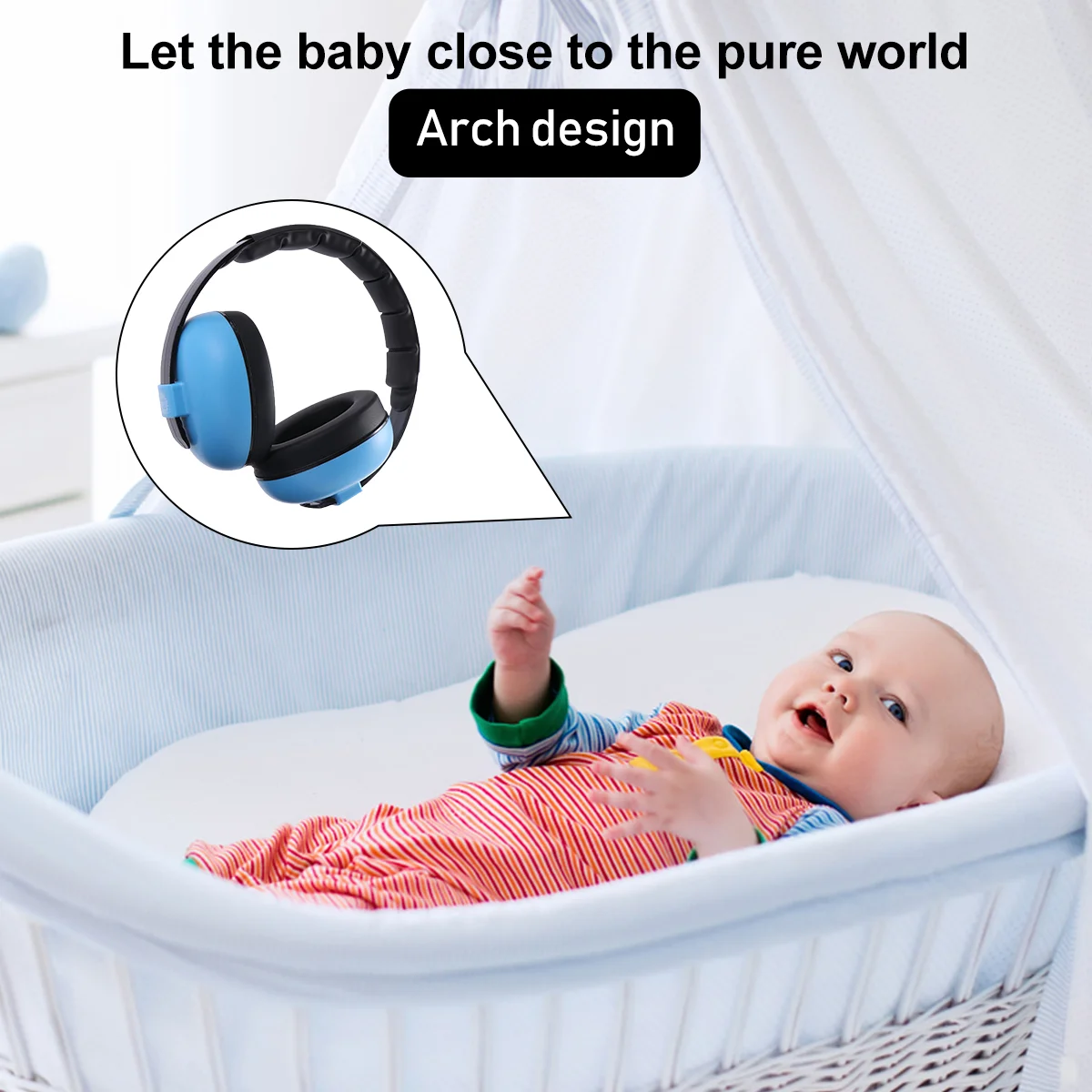 

Earmuffs Protective Children Defenders Noise Insulation Cover Reduction Hearing Protection Headphone Baby Sleep Kids Sleeping