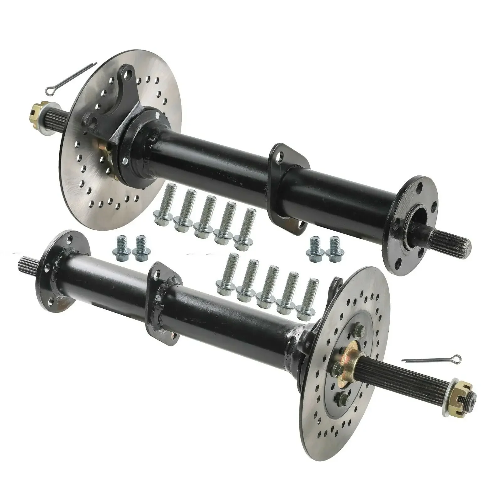 40" Differential Rear Axle Kit Drive Shaft Brake Disc Go Kart Golf Cart ATV