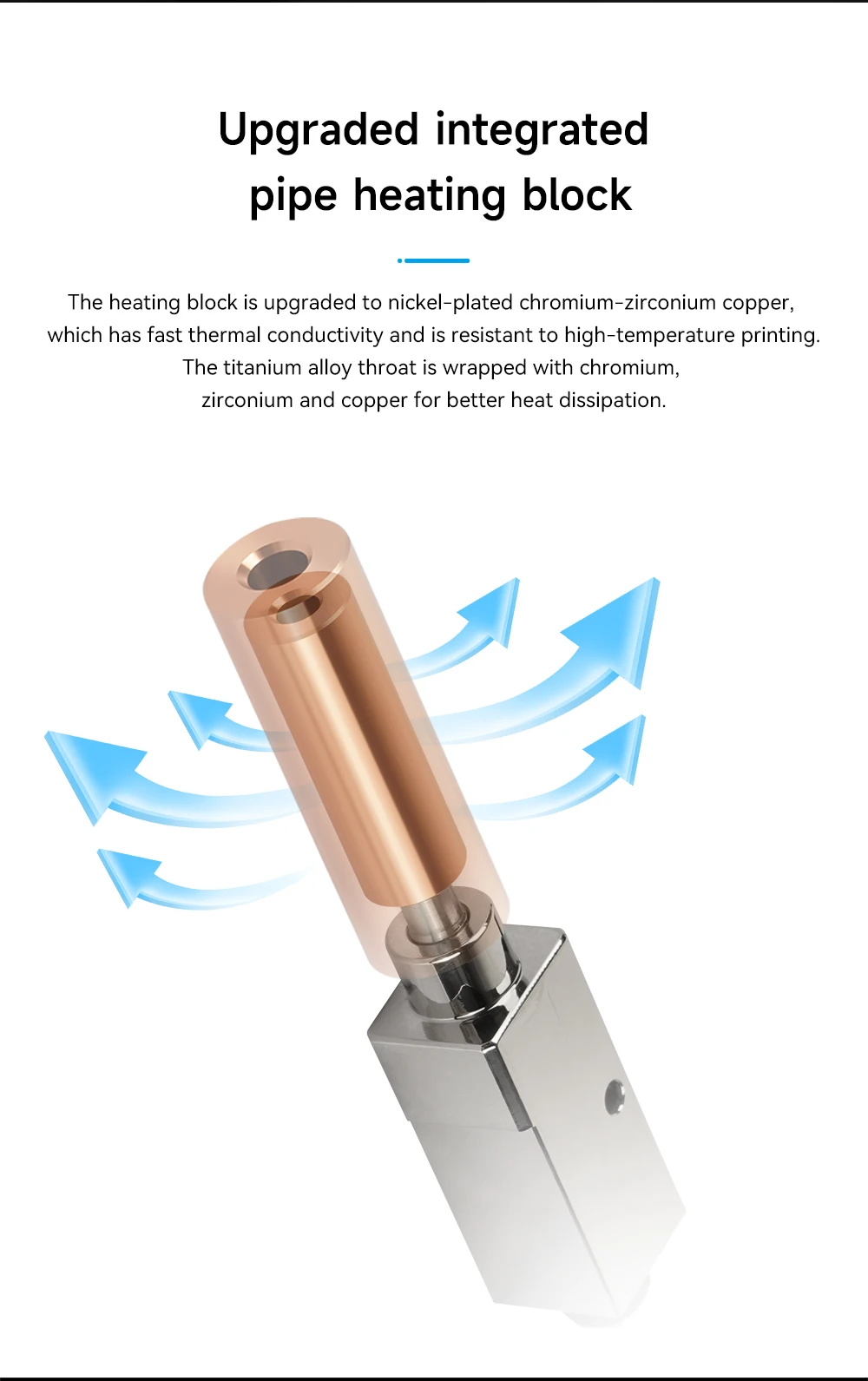 Verbessertes Hotend-Kit für Qidi X plus 3/X max 3/X smart 3/Q1 Pro Hot End Keramik-Heizstab-Druckkopf für QIDI 3D-Drucker – Detail 3