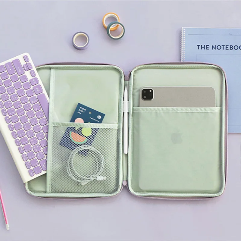 Korea Ins Storage Bag for Ipad 10.2 10.5 Pro 11 12.9 Air4 10.9 Xiaomi Mi Pad 5 Tablet Case Macbook Air 13.3inch Notebook Pouch