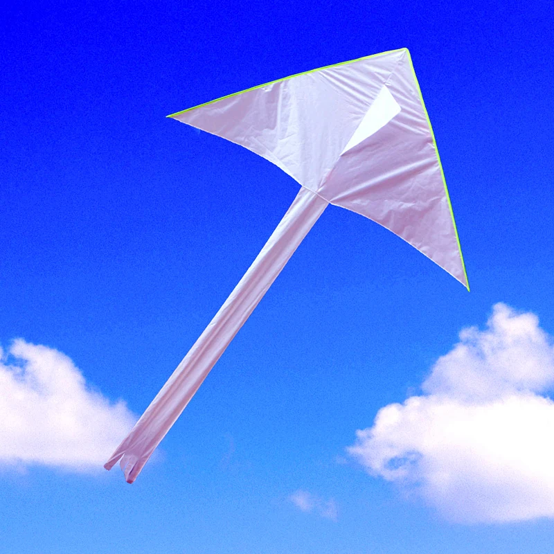 Free shipping 2m diy kites flying toys for children kites white kite factory wholesale nylon ripstop fabric diamond kites cerf