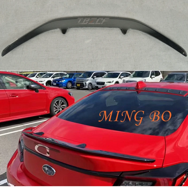 

For Toyota GR86 ZN8 Subaru BRZ ZD8 STI Style Carbon fiber Rear Spoiler Trunk wing FRP Forged carbon