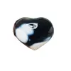Natural Gem Hand Polished Orca Agate Heart-shaped Abstract Pattern Home Decor Gift Witchcraft Altar Prayer Crystal Stone Healing 2