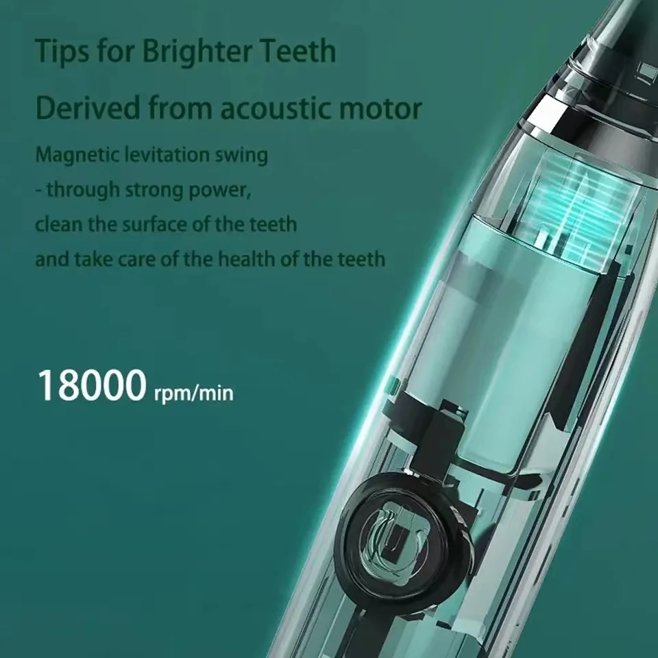 Ilike Sonic Electric Toothbrush for Men and Women Adult Household Non Rechargeable Soft Hair IPX7 Waterproof 4