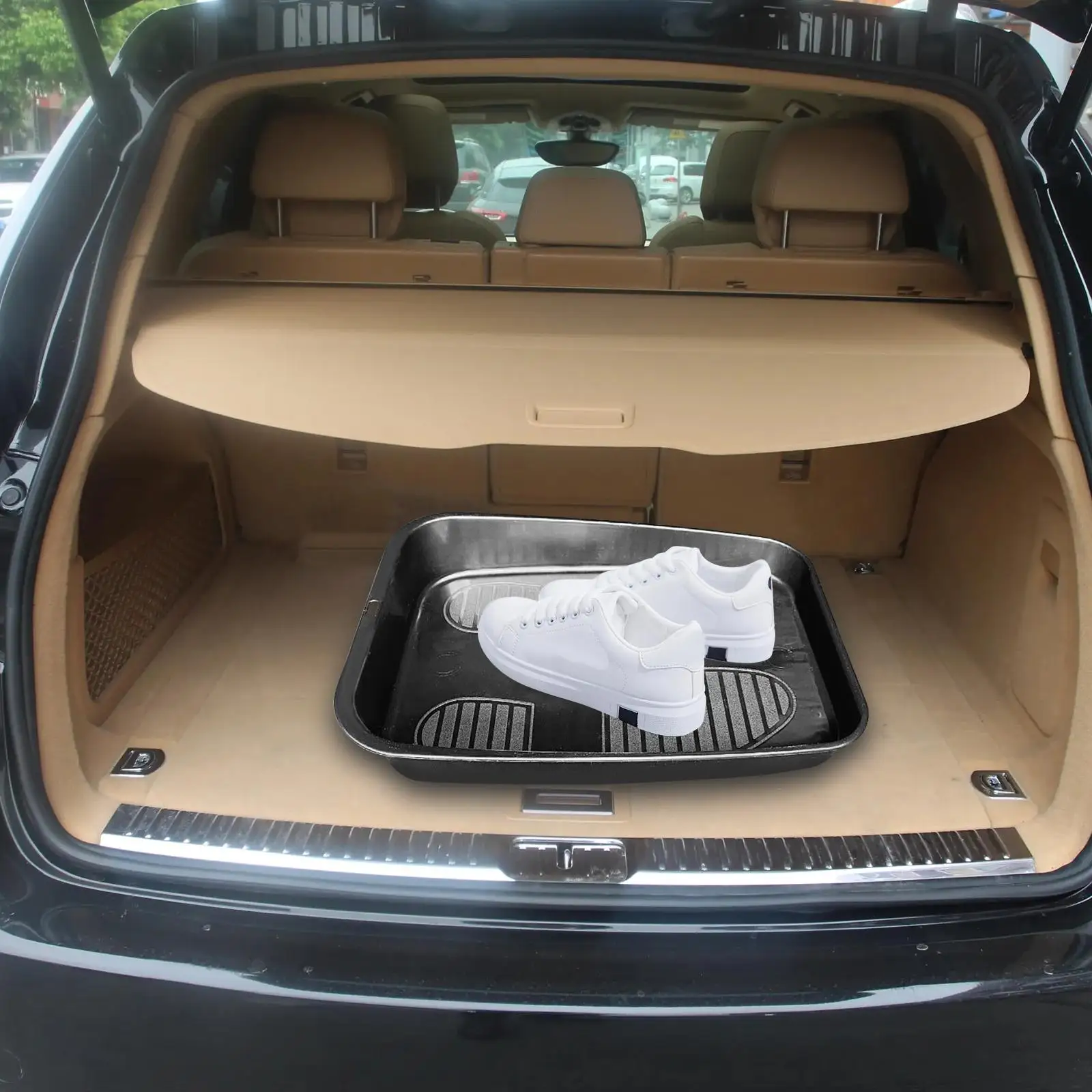 Car Shoes Storage Tray Durable Thicken Waterproof Organizer Tidying Trunk