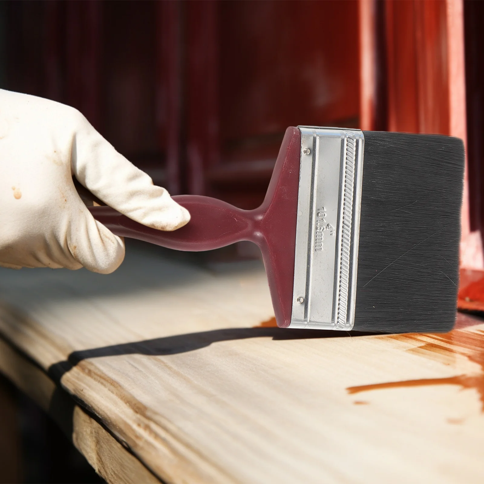 Paint Brush for Wood Stain Fence Big Brushes Walls Large Deck Painting Wide Plastic Handle