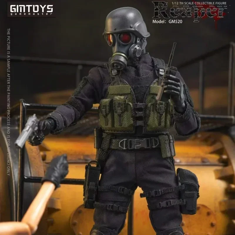 

In Stock Original Gmtoys 1/12 GM520 Action Figure Death Hunk Model Full Set 6 Inch Security Special Forces Group Members Toys