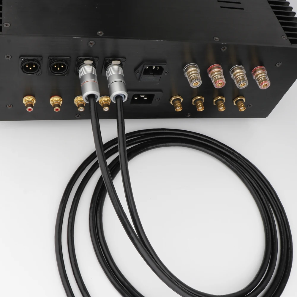 Cabo Xlr Banhado a Prata 99998 Áudio Hifi Cabo Balanceado Xlr Plugue Prateado Sólido Pss Núcleo de Prata Pura Preffair-x430 - Image 3