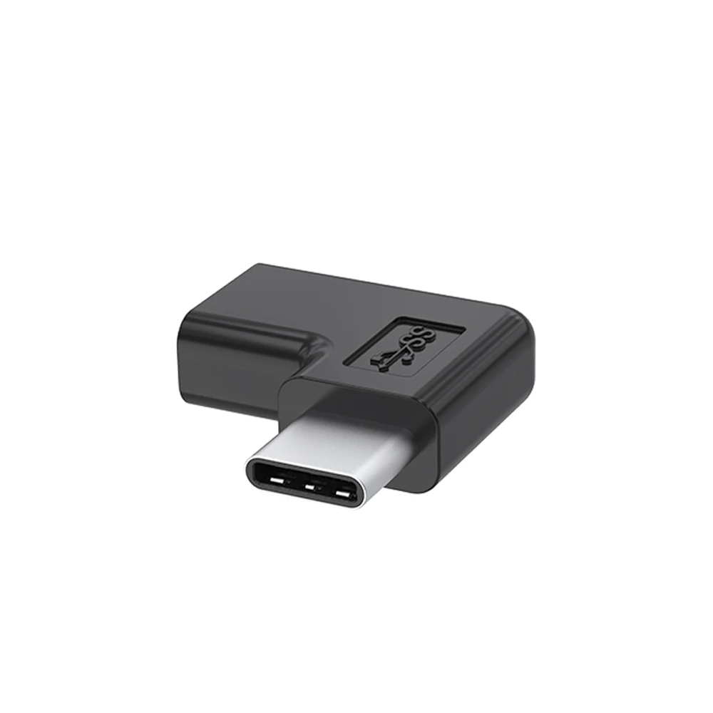 Type C Adapter Mini Portable 90 Degree Right Angle USB 3.1 Type C Male to Female Converter USB-C Adapter For Samsung for Huawei Smart Phone