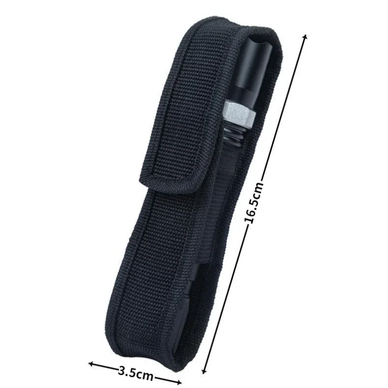 Nylon Waist Belt Hunting Bags  360 Degrees Rotatable Flashlight Pouch Outdoor Hunting Camping Hiking Multitool 5