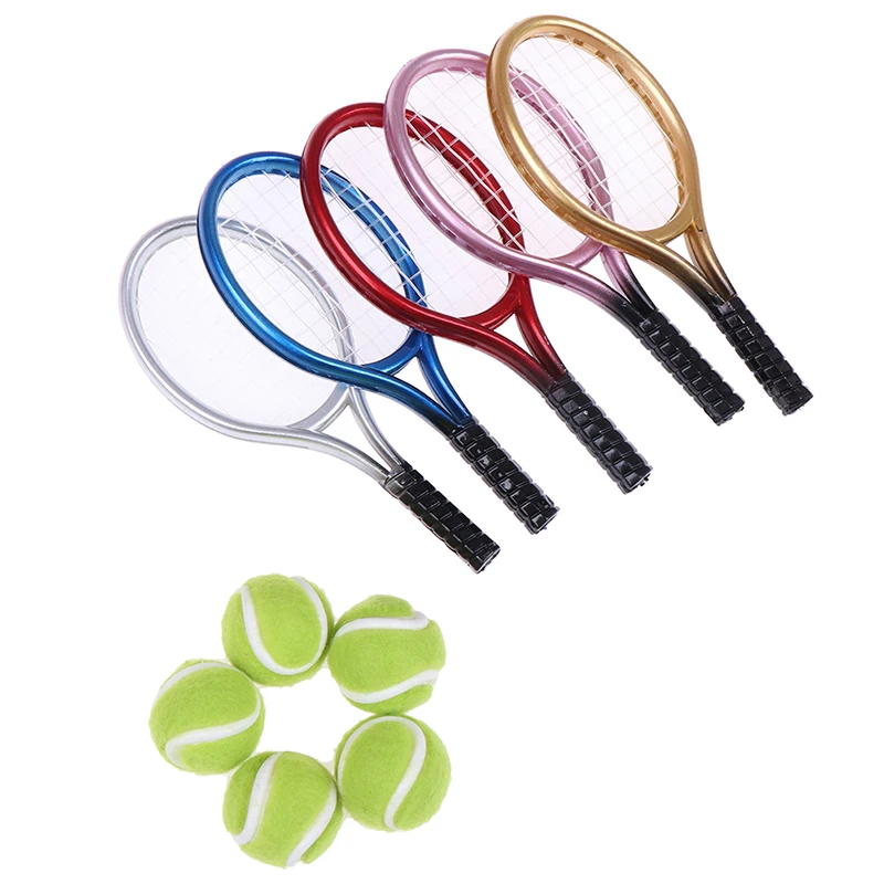 Mini Fioles Odoria Miniature 1/12 Ping Pong Pour Maison De Poupée - 2 Raquettes + 1 Balle, Déco Realiste Pour Passionnés Ping Pong Jeu Gratuit