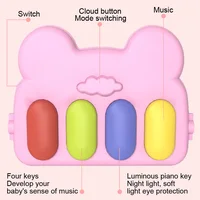 New Baby Activity Fitness Gym Rack 0-1 Year Old Newborn Educational Music Pedal Piano Toddler Toy Gift Mother and Child Supplies 2