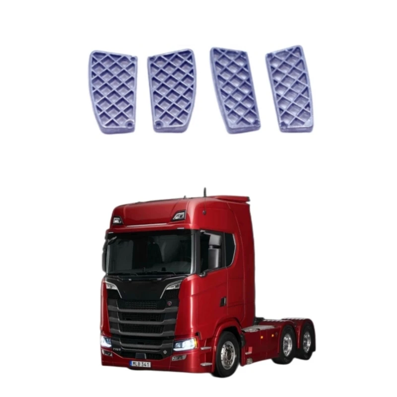 

Full Metal Cab Foot Pedal Footplate Footboard for 1/14 Rc Truck Tamiya Tractor Upgrades 770s 56368 R470 R620 R730 56323 56318