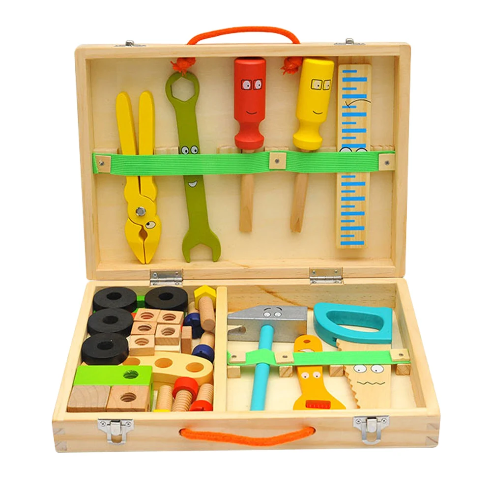 Kids Wooden Toolbox