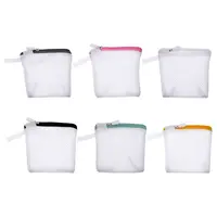 6pcs Foldable Portable Laundry Bags Travel Mini Mesh Bags Clothes Washing Net Storage Bags Pouches For Delicates Bras 2