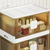 Nordic Plastic Kitchen Cabinet Home Furniture Floor Multi-layer Foldable Storage Cabinet Living Room Bedroom Box Locker e 4