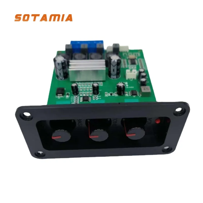 

SOTAMIA TPA3116D2 Bluetooth 5.0 Amplifier Audio Board 2x50W Sound Hifi Power Amplifiers Stereo Mini Amp Treble Bass Tone Control