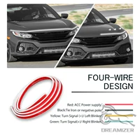 Universal 12V LED Scan Starting Car Hood Decorative Lamp Car Daytime Running Light DRL Dynamic Auto Tuning Headlight Strip - Image 4