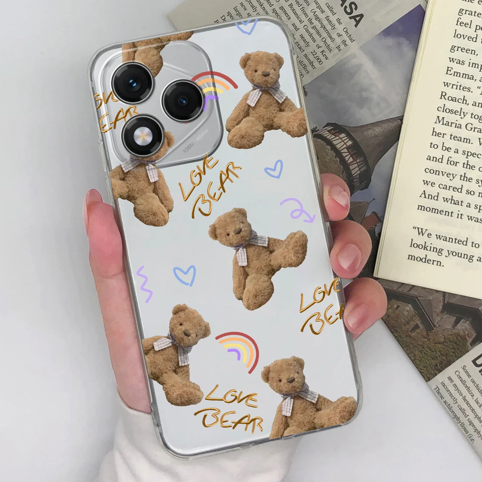 Brilliant Flower Butterfly Transparent Phone Case