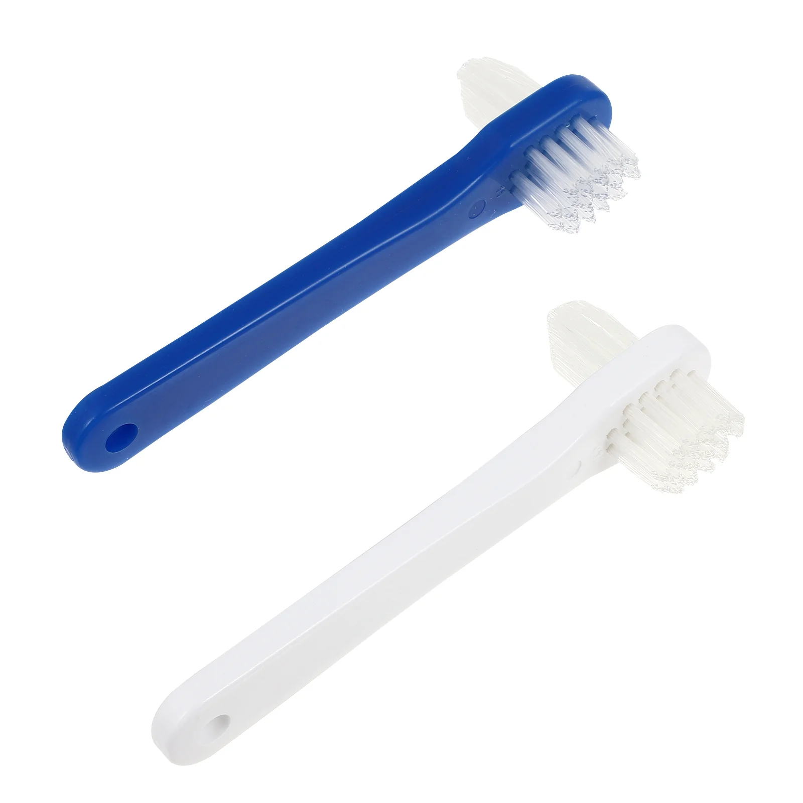 

2Pcs Denture Brush Dual Toothbrushes Denture Cleaning Brush False Brush False Cleaning Tools