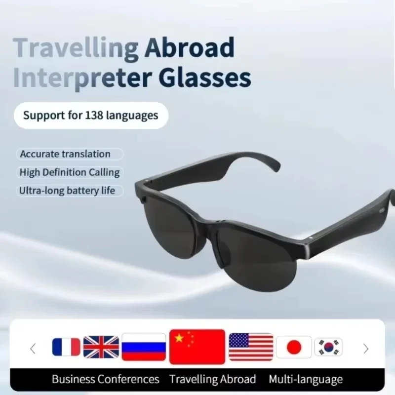 8K AI Smart Sunglasses with Video Capture and Bluetooth Audio