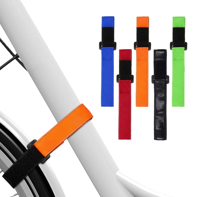 Bicycles Frame Wheel Fixed Strap Bike Rack Straps Adjustable Bike Wheel Stabilizer Strap for Transporting Bicycles