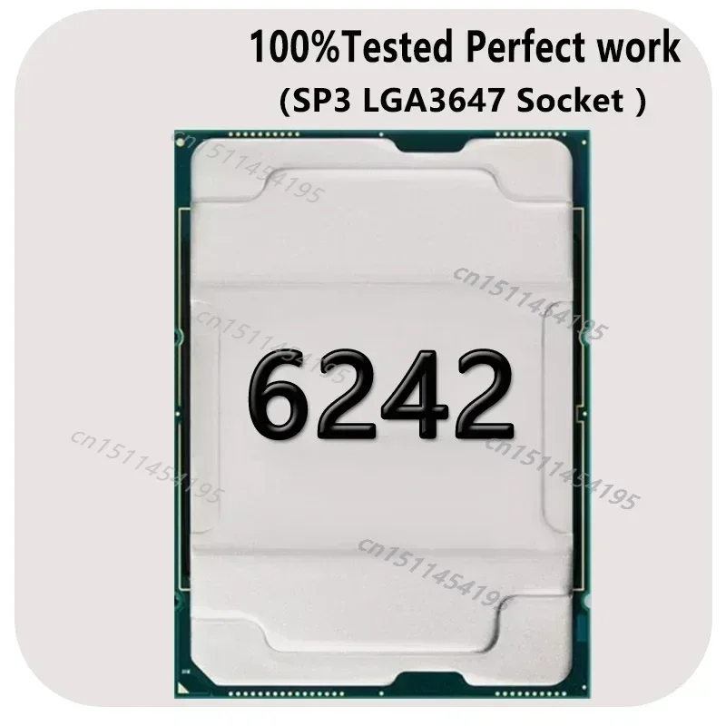 고품질 Xeon Gold 6242 2.8GHZ 16코어 32스레드 22MB 스마트 캐시 150W LGA3647 서버 마더보드 X11 DAI DPL DPI-N DPU