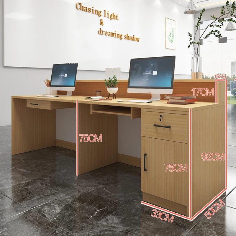 Company Front Desk Reception Desks Commercial Shop Bar Tables Hotel Cash Register Beauty Salon Consultation Reception Counter A