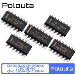 Circuit intégré électronique Nano, 10 pièces, CD4001BM CD4002BM CD4007UBM CD4010BM CD4011BM 96 SOP 14 puce Arduino, livraison gratuite 