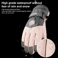 Waterproof Ski Gloves Women Winter Touch Screen Snow Gloves Fleece Lined Warm Thermal Gloves for Snowboard Skiing Running Cycl 2
