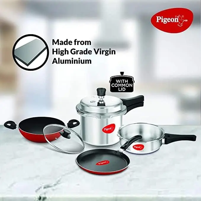  Pigeon 3 Qt Small Pressure Cooker, Stainless Steel