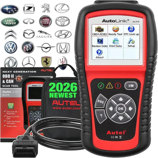 Autel AutoLink AL519 Diagnostic Tool OBD2 Scanner Code Reader Scanner Automotriz Automotivo Scanner Car diagnostic 1