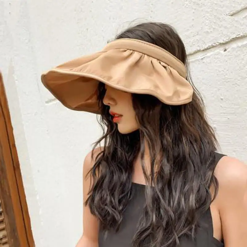 

Summer Hats For Women Empty Top Shell Shape Sun Hat Korean Fashion Sunshade Sunscreen Sun Protection Beach Hat Ladies Hats