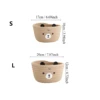 Cute Storage Baskets Rattan Woven Bedroom Household Decor Organizer Case Key Snacks Desktop Sundries Deposit Tidy Box Items 6