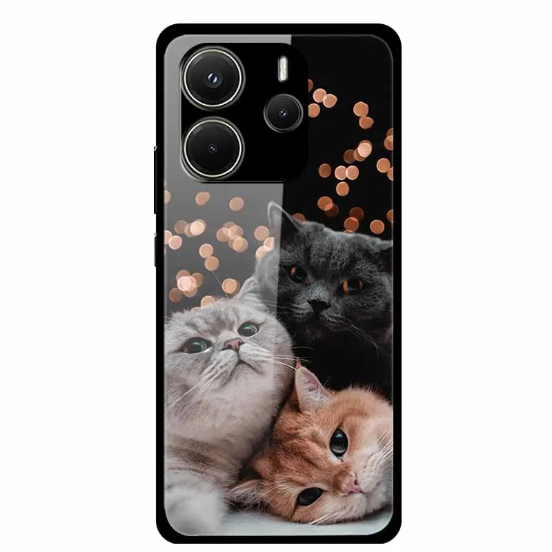 Global Version Hard Tempered Glass Fashion Protective Case, 6.67 Cover