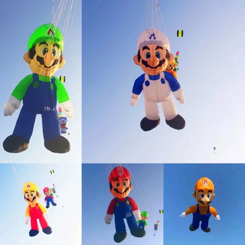 

Free Shipping inflatable kite pendant flying soft kite windsocks kites show 3d kites Outdoor games kite flying with string power